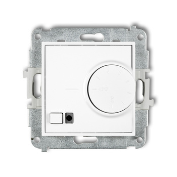 Mechanizm elektronicznego regulatora temperatury z czujnikiem powietrznym Karlik seria ICON IRT-2 kolor biały