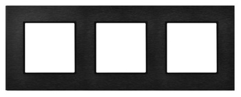 Ramka potrójna seria ARIA kolor Szczotkowany antracyt symbol R-3UAC/64/25