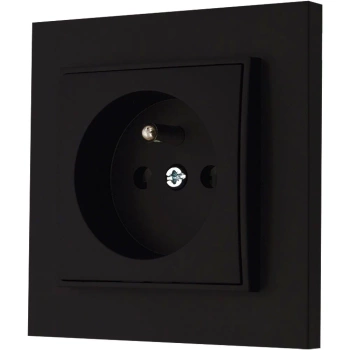 Gniazdo bezpieczne dla dzieci karlik mini kolor czarny mat