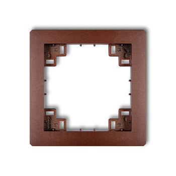 Ramka pośrednia Karlik seria prod. uzupełniające 9DRP kolor brązowy metalik