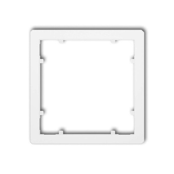 Adapter do standardu 55x55 mm Karlik seria DECO prod. uzupełniające DA-55 kolor biały