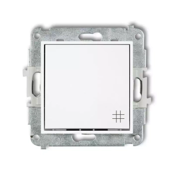 Mechanizm łącznika krzyżowego Karlik seria MINI 25MWP-6 kolor biały mat