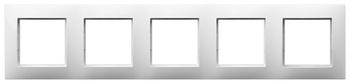 Ramka pięciokrotna seria ARIA kolor Biały symbol R-5U/00