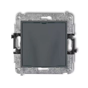 Mechanizm wypustu kablowego Karlik seria ICON 28IWPK kolor grafitowy mat