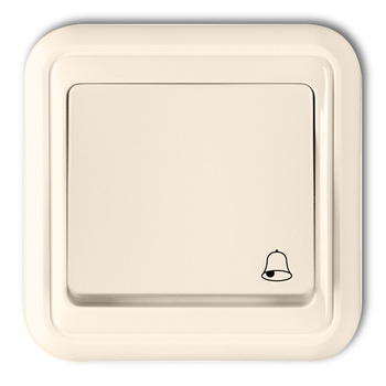 Łącznik zwierny dzwonek hermetyczny Karlik seria LIZA 1WPH-4 kolor beżowy