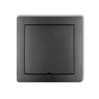 Ramka pośrednia z zaślepką Karlik seria prod. uzupełniające 11DRPZ kolor grafitowy