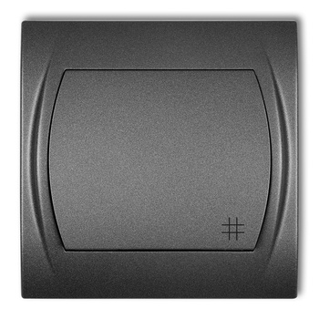 Łącznik krzyżowy Karlik seria LOGO 11LWP-6 kolor grafitowy