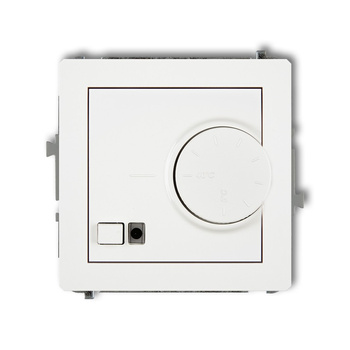 Mechanizm elektronicznego regulatora temperatury z czujnikiem powietrznym Karlik seria DECO DRT-2 kolor biały