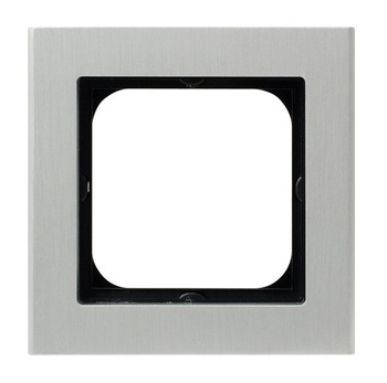 Ramka pojedyncza seria SONATA kolor Aluminium symbol R-1RA/35