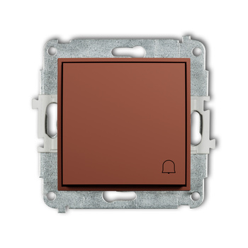 Mechanizm łącznika zwierny dzwonek Karlik seria ICON 63IWP-4 kolor terakota