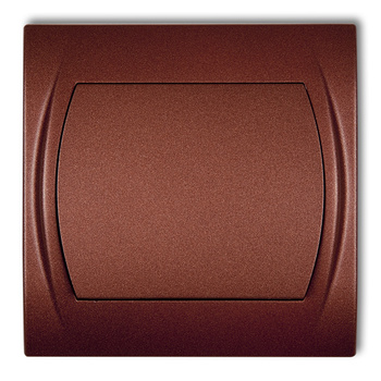 Łącznik schodowy bez piktogramu Karlik seria LOGO 9LWP-3.1 kolor brązowy metalik