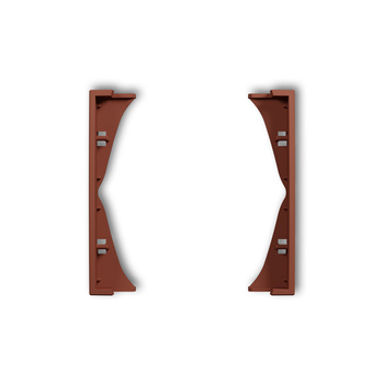 Ramka pośrednia do gniazd podwójnych Karlik seria prod. uzupełniające 63IRP-2 kolor terakota