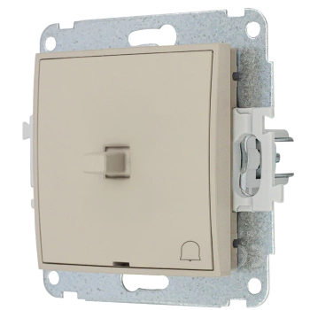 Mechanizm łącznika zwierny dzwonek w stylu amerykańskim Karlik seria MINI 60MWPUS-4 kolor taupe