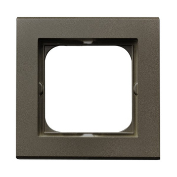 Ramka pojedyncza seria SONATA kolor Czekoladowy metalik symbol R-1R/40