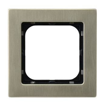 Ramka pojedyncza seria SONATA NOWE SREBRO kolor Nowe srebro symbol R-1RM/44