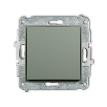 Mechanizm łącznika krzyżowego bez piktogramu Karlik seria ICON 61IWP-6.1 kolor szałwiowy