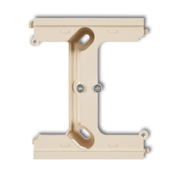 Moduł rozszerzający puszkę natynkową pojedynczą, składaną do ramek wielokrotnych DECO Karlik seria DECO 1DPU-2 kolor beżowy