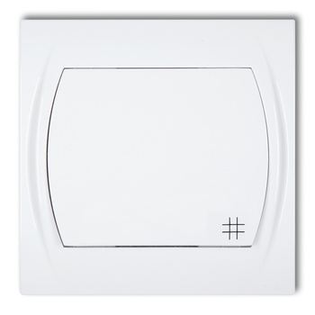 Łącznik krzyżowy Karlik seria LOGO LWP-6 kolor biały