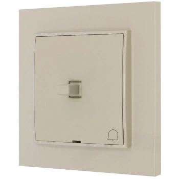 Włącznik dzwonkowy w stylu USA ramka kwadratowa seria Mini kolor taupe