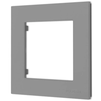 Ramka pojedyncza R-1BL kolor Popiel mat seria Bella