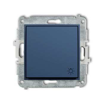 Mechanizm łącznika zwierny światło Karlik seria MINI 64MWP-5 kolor navy blue