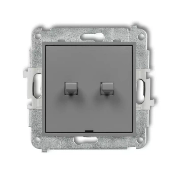 Mechanizm łącznika świecznikowego w stylu amerykańskim Karlik seria ICON 27IWPUS-2 kolor szary mat