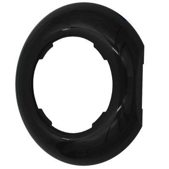 Ramka krańcowa do włączników i gniazd retro styl loft kolor czarny TG-RE-PE001B