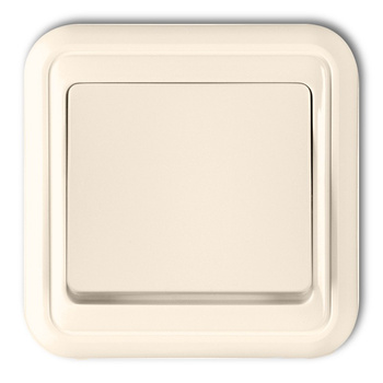 Łącznik jednobiegunowy hermetyczny Karlik seria LIZA 1WPH-1 kolor beżowy