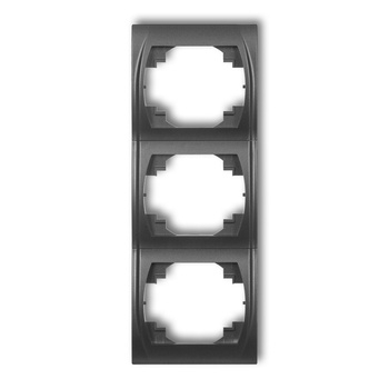 Ramka pionowa potrójna Karlik seria LOGO 11LRV-3 kolor grafitowy
