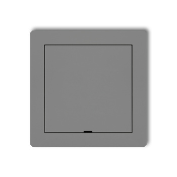 Ramka pośrednia z zaślepką Karlik seria DECO prod. uzupełniające 27DRPZ kolor szary mat