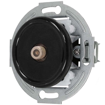 Gniazdo antenowe SAT seria retro styl loft kolor czarny H1-R61SATB