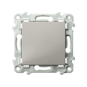 Łącznik jednobiegunowy seria SZAFIR kolor Kaszmirowy beż symbol ŁP-1Z/m/83