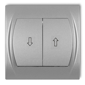 Łącznik żaluzjowy Karlik seria LOGO 7LWP-8 kolor srebrny metalik