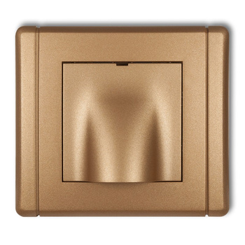 Wypust kablowy Karlik seria FLEXI 8FWPK kolor złoty metalik