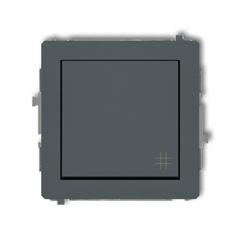 Mechanizm łącznika krzyżowego Karlik seria DECO 28DWP-6 kolor grafitowy mat