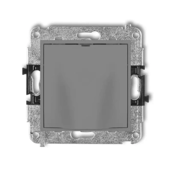 Mechanizm wypustu kablowego Karlik seria ICON 27IWPK kolor szary mat