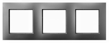 Ramka potrójna seria ARIA kolor Szary mat symbol R-3U/70