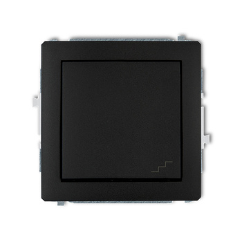 Mechanizm łącznika schodowego Karlik seria DECO 12DWP-3 kolor czarny mat