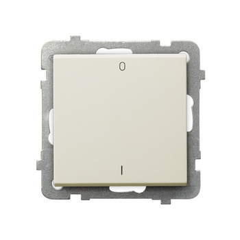 Łącznik dwubiegunowy seria SONATA kolor Ecru symbol ŁP-11R/m/27