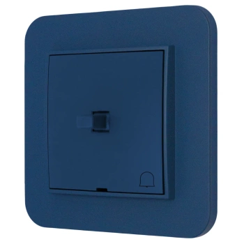 Włącznik dzwonkowy w stylu USA ramka zaokrąglona seria Mini kolor navy blue