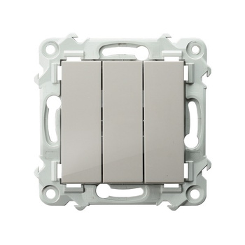 Łącznik potrójny seria SZAFIR kolor Kaszmirowy beż symbol ŁP-13Z/m/83