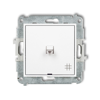 Mechanizm łącznika krzyżowego w stylu amerykańskim Karlik seria ICON 25IWPUS-6 kolor biały mat