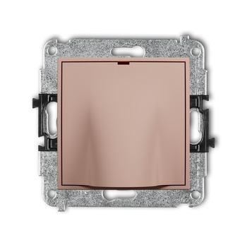 Mechanizm wypustu kablowego Karlik seria ICON 62IWPK kolor łososiowy