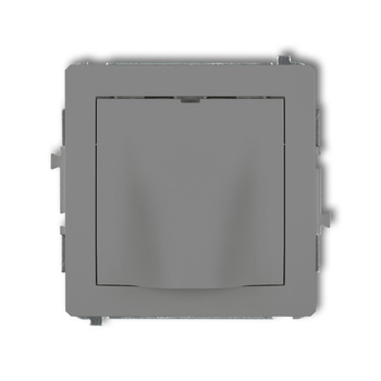 Mechanizm wypustu kablowego Karlik seria DECO 27DWPK kolor szary mat