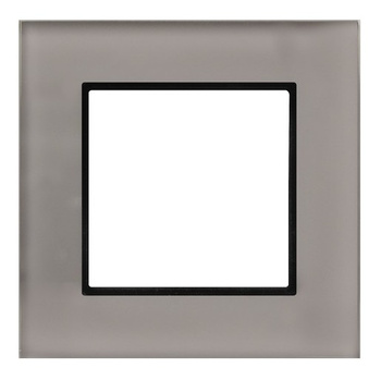 Ramka pojedyncza seria ARIA kolor Szare szkło symbol R-1UGC/41/25