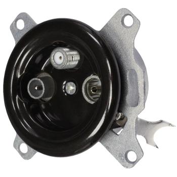 Gniazdo antenowe TV-SAT 'Retro ceramic' bez ramki, czarne