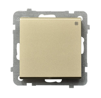 Łącznik krzyżowy seria SONATA kolor Szampański złoty symbol ŁP-4R/m/39