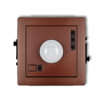 Mechanizm elektronicznego czujnika ruchu Karlik seria DECO 9DCR-1 kolor brązowy metalik