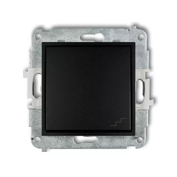 Mechanizm łącznika schodowego Karlik seria ICON 12IWP-3 kolor czarny mat