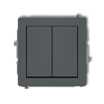 Mechanizm łącznika świecznikowego Karlik seria DECO 28DWP-2 kolor grafitowy mat